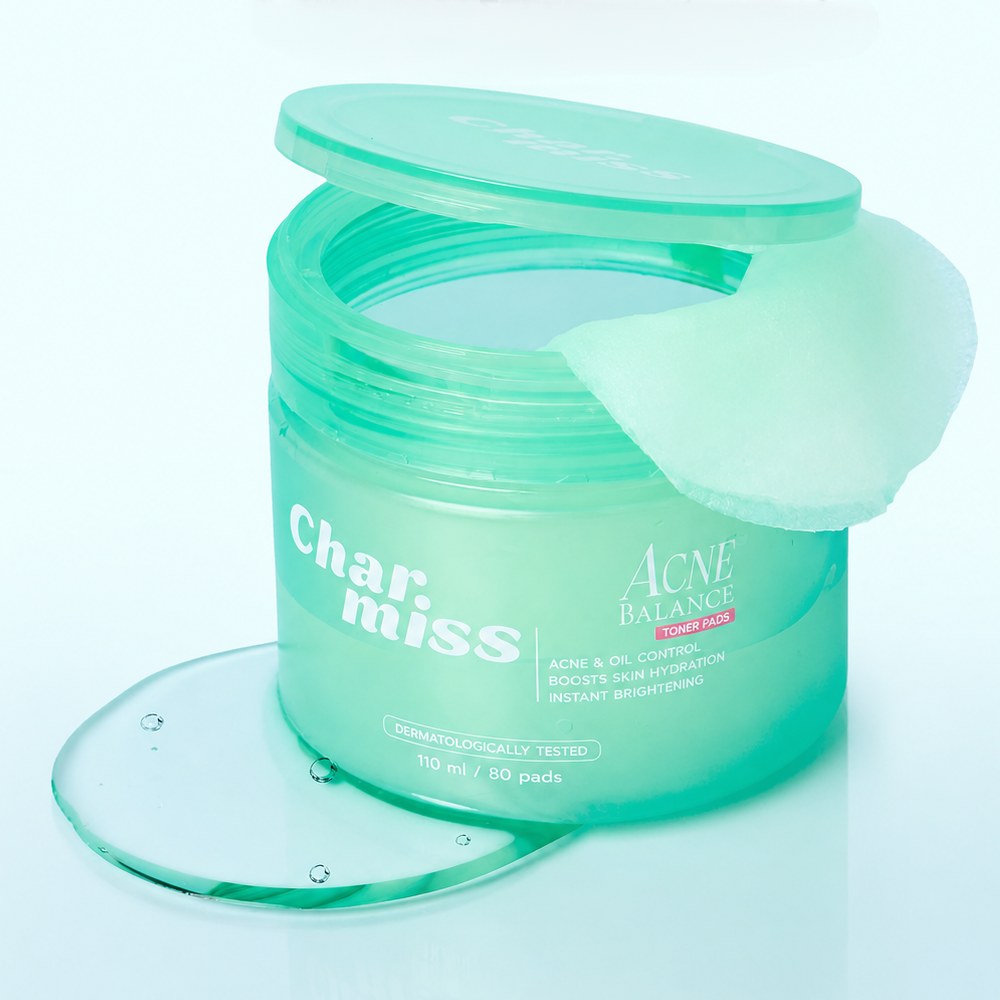 Тонер-пады с ниацинамидом и BHA для очищения и успокоения кожи Charmiss, 80 шт