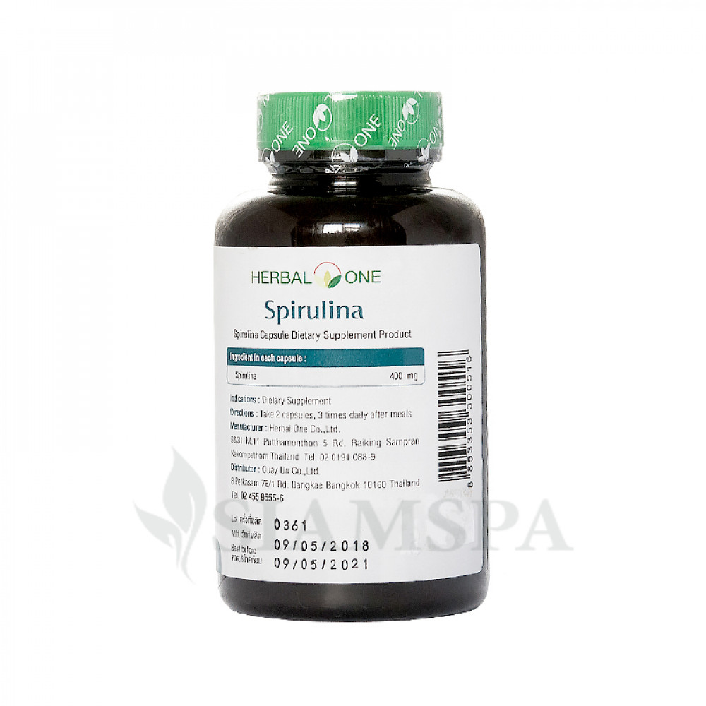 Спіруліна HERBAL ONE в капсулах, 100 шт